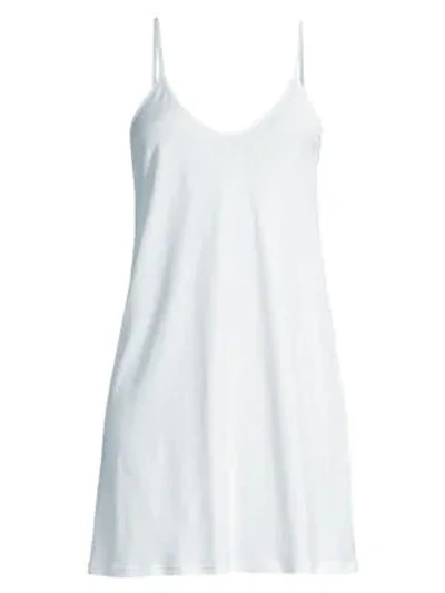 Shop Skin Women's Sexy Pima Cotton Slip In Ice Blue