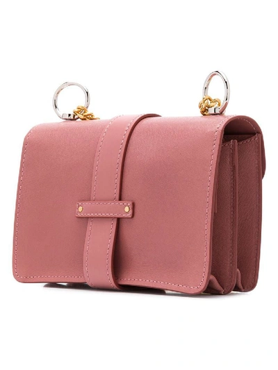 Shop Chloé Dusty Pink Aby Padlock Bag