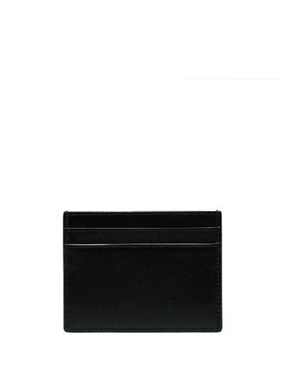 Shop Saint Laurent Ysl Credit Card Case In Black