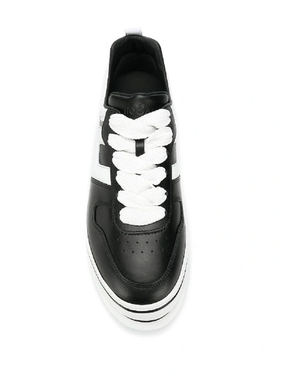 Shop Hogan Maxi H449 Sneakers In Black