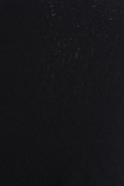 Portolano Lightweight Lambswool Blend Rolled Edge Wrap In Black