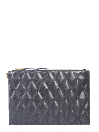 Shop Givenchy Gv3 Clutch In Black