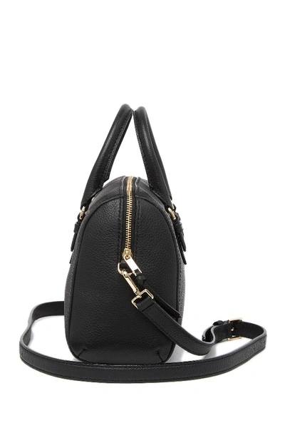 Shop Kate Spade Jackson Street Large Lane Leather Satchel In Black