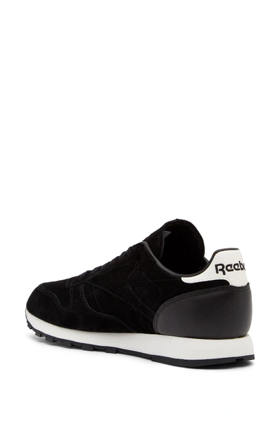 Shop Reebok Classic Suede Sneaker In Black/chalk