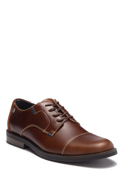 Shop Original Penguin Westley Leather Derby In Tan