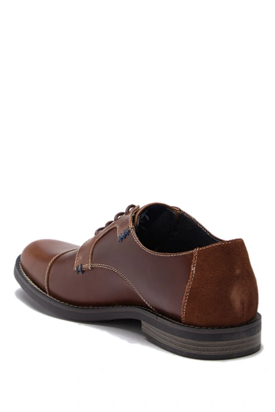 Shop Original Penguin Westley Leather Derby In Tan