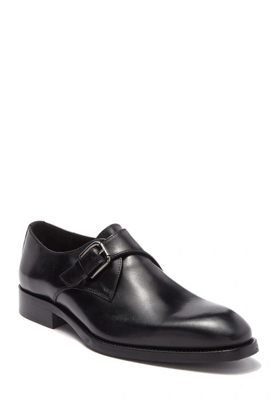 Shop To Boot New York Woods Monk Strap Shoe In Black