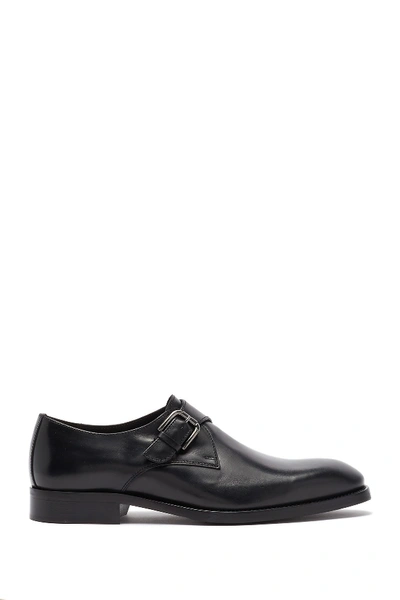 Shop To Boot New York Woods Monk Strap Shoe In Black
