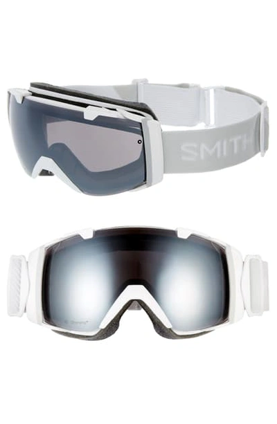 Shop Smith I/o 155mm Snow/ski Goggles - White Vapor/ Grey