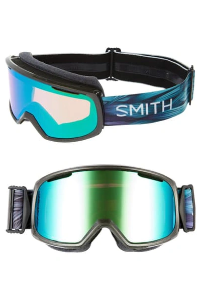Shop Smith Riot Chromapop 180mm Snow/ski Goggles - Blue/ Green/ Green
