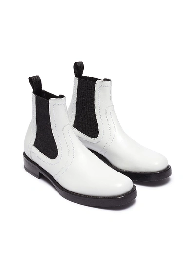 Shop Pierre Hardy 'heroes' Leather Chelsea Boots