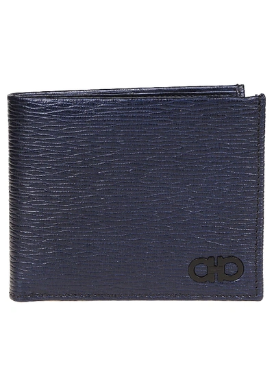 Shop Ferragamo Blue Wallet