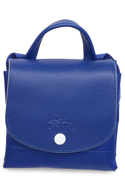 Shop Longchamp Le Pliage Club Backpack - Blue In Cobalt