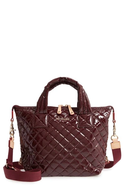 Shop Mz Wallace Small Sutton Bag In Port Lacquer