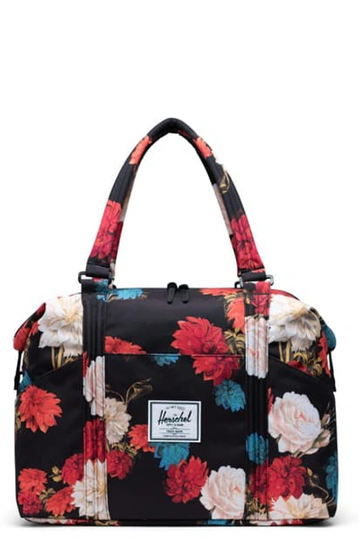 Shop Herschel Supply Co Strand Duffle Bag In Vintage Floral Black