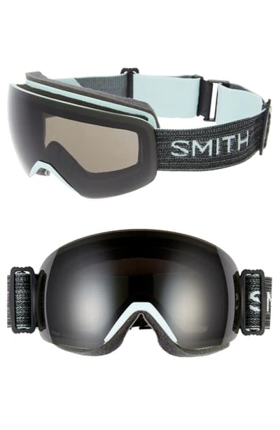 Shop Smith Skyline 215mm Chromapop Snow Goggles In Black/ Mint/ Black
