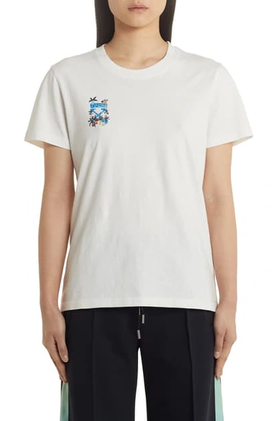 Shop Off-white De Graft Arrows Casual Tee In White Blue