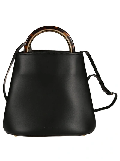 Shop Marni Black Leather Handbag