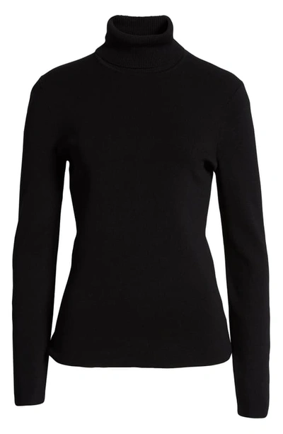 Shop Anne Klein Turtleneck In Anne Black