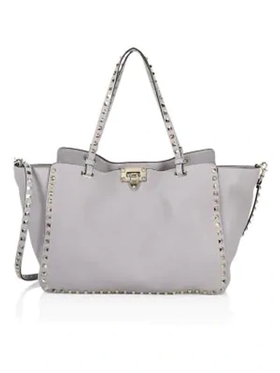 UhfmrShops, Valentino Garavani Rockstud trapeze tote bag