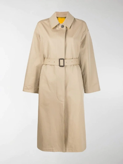 Shop Mackintosh Amulree Reversible Trench Coat In Neutrals