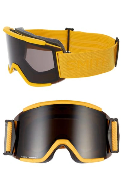 Shop Smith Squad Xl 205mm Snow Goggles - Hornet Flood/ Black