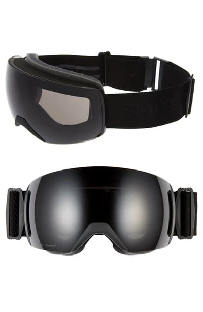 Shop Smith Skyline Xl 225mm Chromapop Snow Goggles - Black/ Black