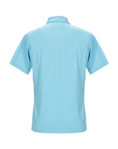 Shop Fedeli Polo Shirt In Turquoise