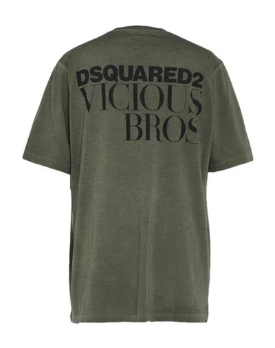 Dsquared2 T-shirts In Green