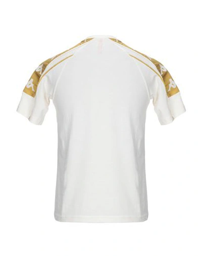 Shop Kappa T-shirt In Ivory