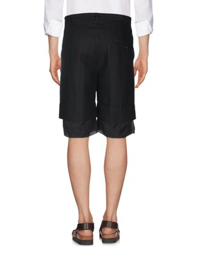Shop Ann Demeulemeester Shorts & Bermuda In Black