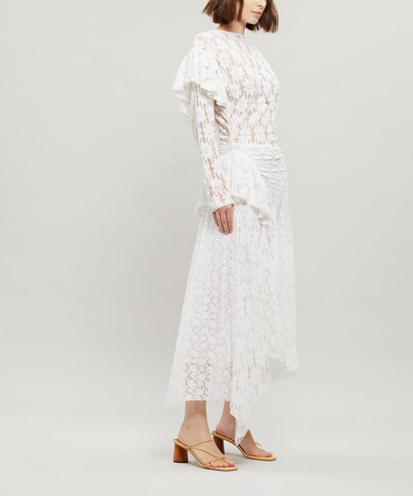 isabel marant white lace dress