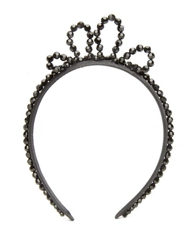 Shop Simone Rocha Wiggle Beaded Headband In Black