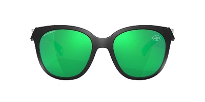 Oakley Nfl Collection Sunglasses, New York Jets Low Key Oo9433 Oo9433 54 Low Key In Prizm Jade