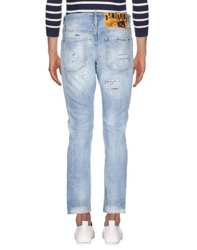 Shop Dsquared2 Man Jeans Blue Size 32 Cotton