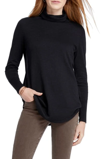 Shop Nic + Zoe It Item Turtleneck Sweater In Black Onyx