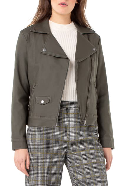 liverpool denim moto jacket