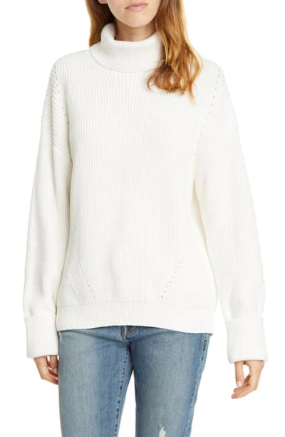 Shop Joie Aleck Turtleneck Sweater In Aged White