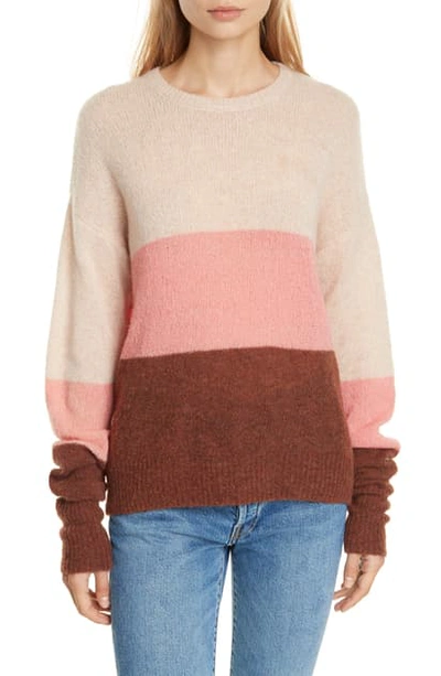 Shop Joie Morgen Colorblock Wool Blend Sweater In Autumn