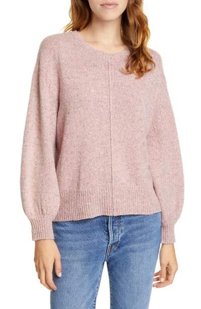 Shop Joie Baydon Wool Blend Sweater In Pink Sky