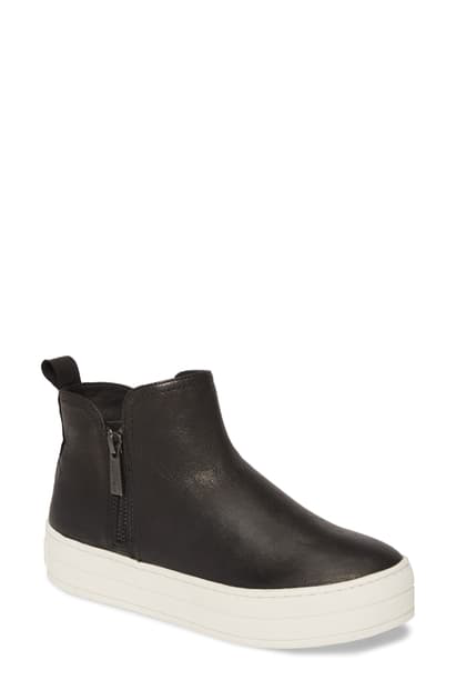 j slides high top sneakers