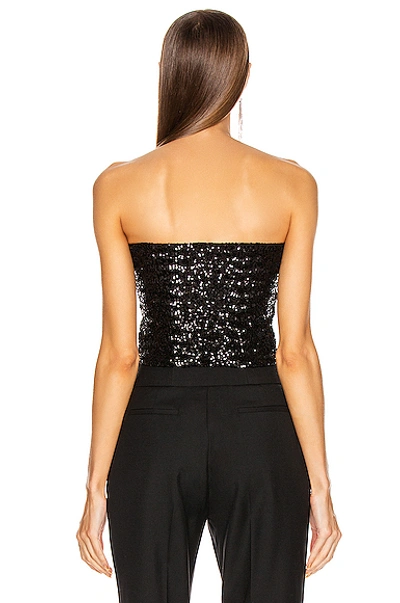 Shop Andamane Britney Strapless Top In Black