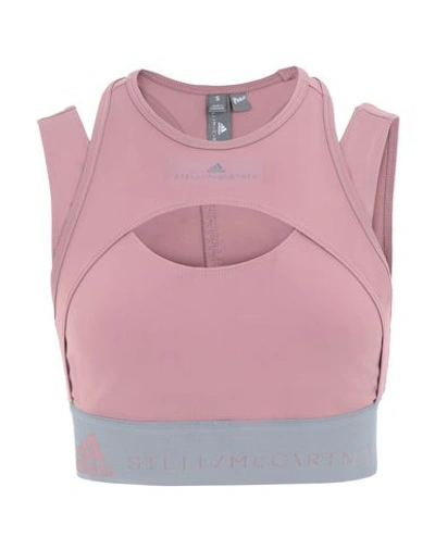 Shop Adidas By Stella Mccartney Tops In Pastel Pink