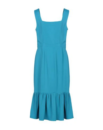 Shop Rossella Jardini Knee-length Dress In Turquoise