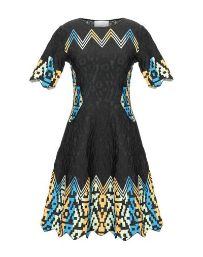 Shop Peter Pilotto Short Dress In Black