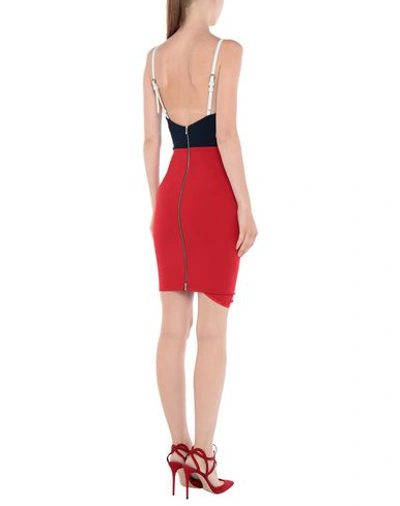 Shop Victoria Beckham Short Dress In Red