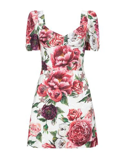 Dolce & Gabbana Short Dresses In Red