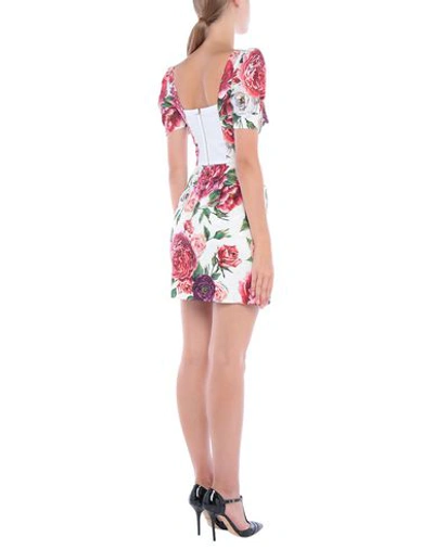 Dolce & Gabbana Short Dresses In Red