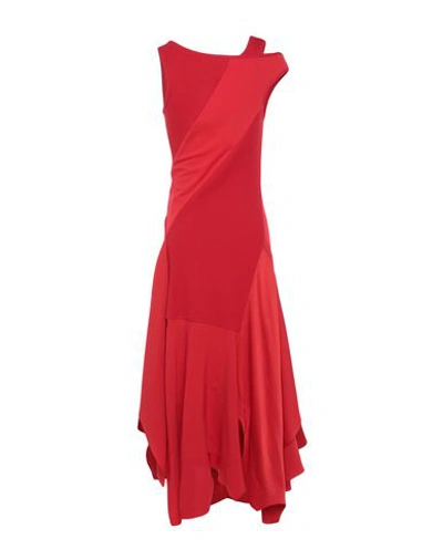 Shop Monse Midi Dresses In Red