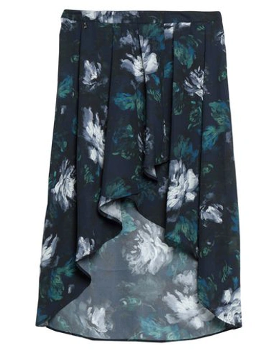 Shop Patrizia Pepe Woman Mini Skirt Midnight Blue Size 6 Polyester